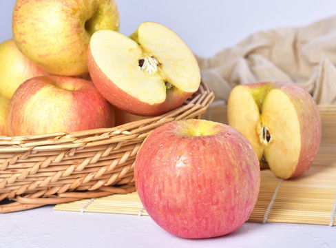 高清蘋果棚拍特寫,蔬菜水果,食品餐飲,攝影素材,匯圖網
